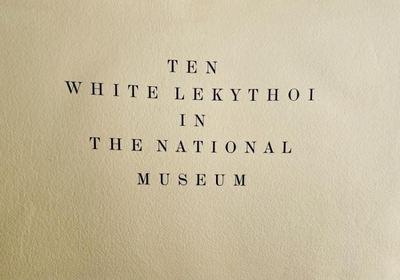 [PRIVATE PRESS] 10 White Lekythoi Athens 1953-55