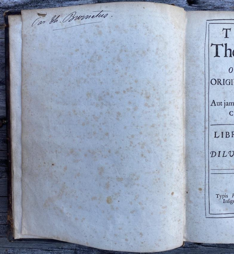 [Thomas BURNET] Telluris Theoria Sacra 1681