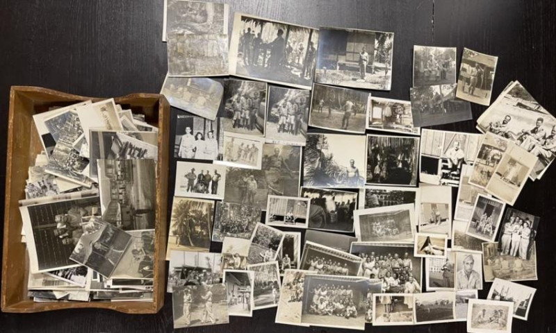 [MILITARY, WW II]. 150+ photographs/snapshots