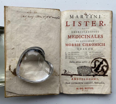 Martin LISTER Octo Exercitationes Medicinales 1698