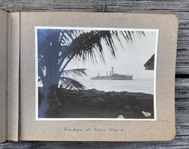 Capt. WITTHOEFT Photo album the Emden & Cocos Islands