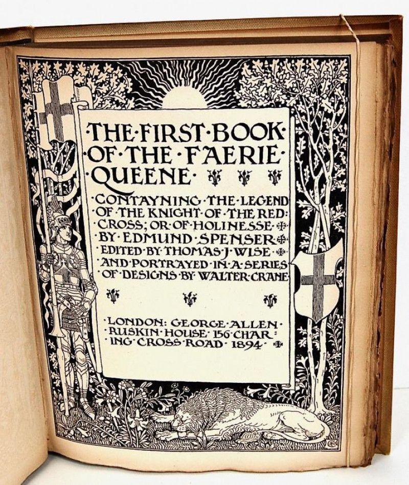 Walter CRANE The Faerie Queene. 6 vols 1895-7