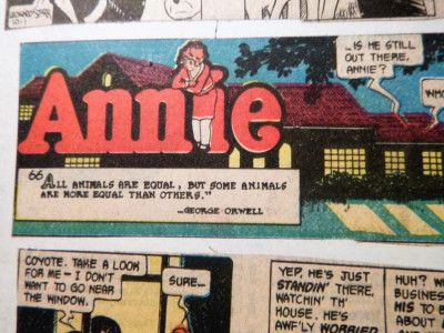 ANNIE Comic Strips in 3- ring binder, 1979 onwards