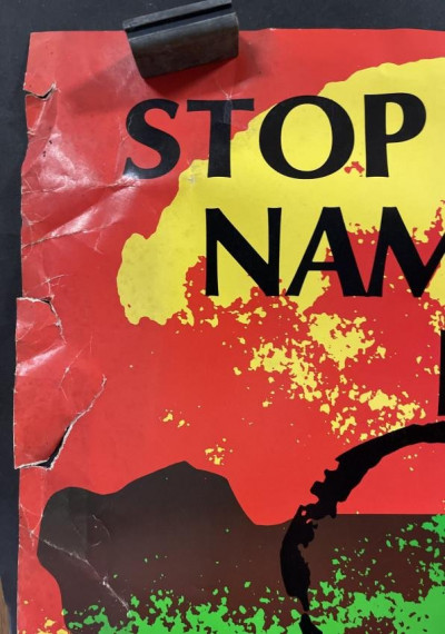 [AFRICA] Stop the Plunder of Namibia [1980s poster]