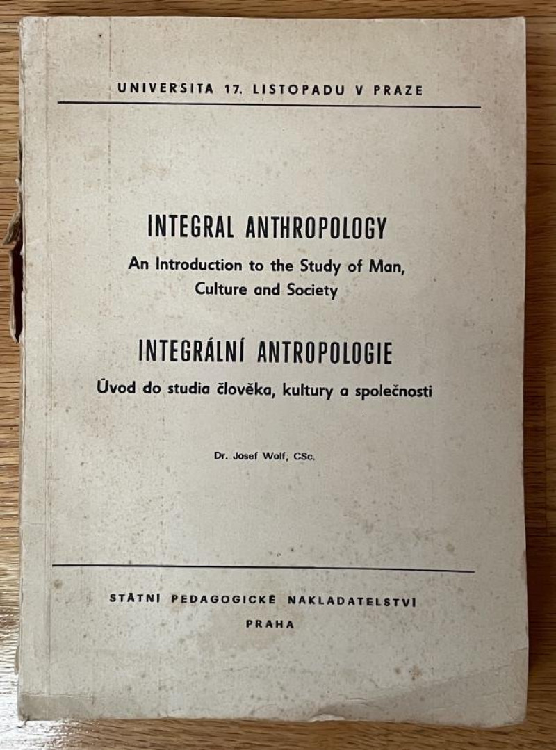 J. WOLF Integral Anthropology an introduction 1971