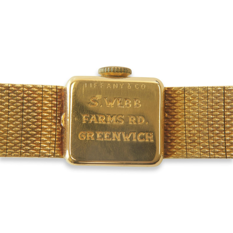 Tiffany & Co 18k Gold Ladies Wrist Watch