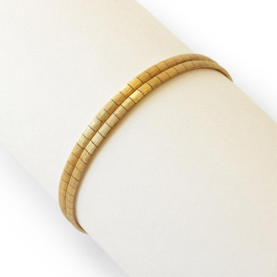 Image for Lot Double Strand 18k Gold Bracelet