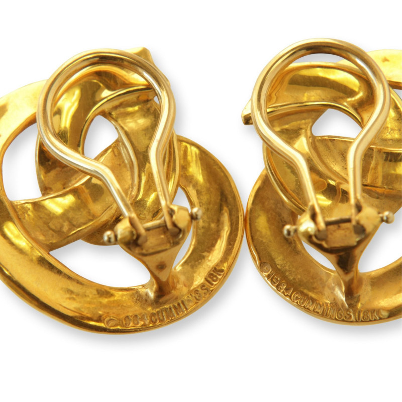 Angela Cummings for Tiffany, 18k Gold Earrings
