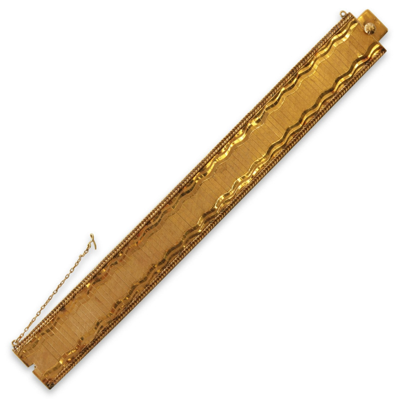 Art Deco 18k Gold Bracelet