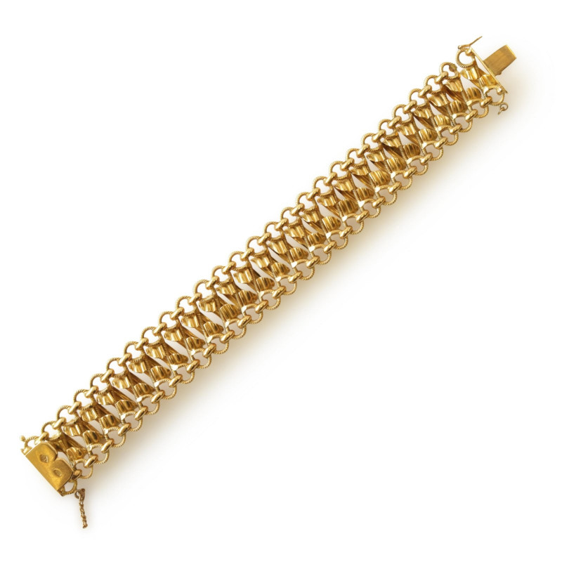 18k Gold Chain Bracelet