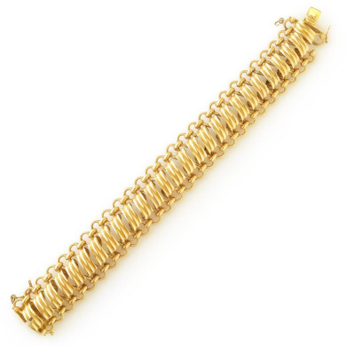 Image for Lot 18k Gold Chain Bracelet