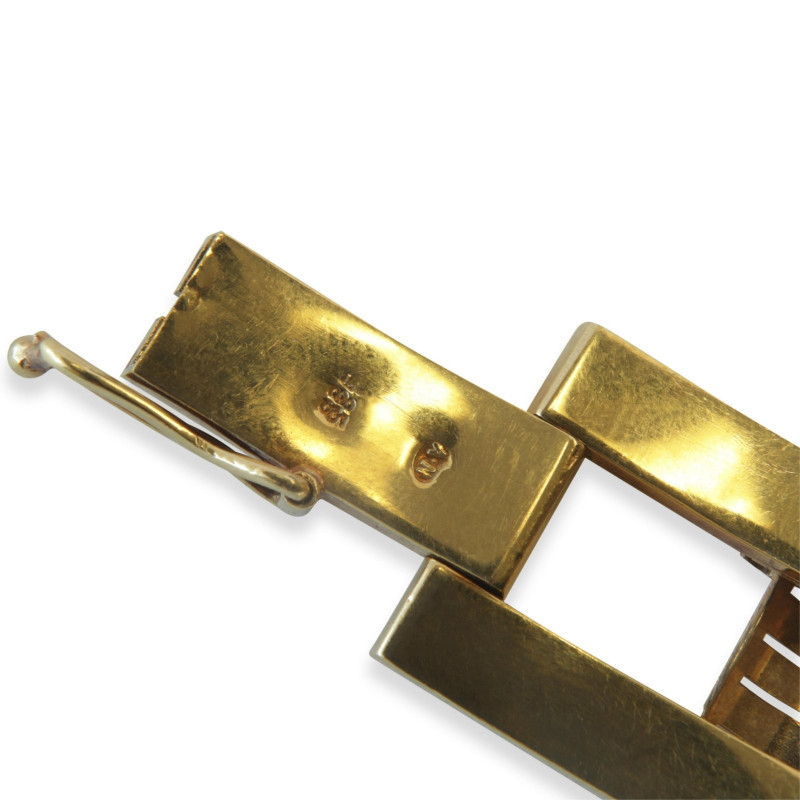 Art Deco Style 14k Gold Bracelet