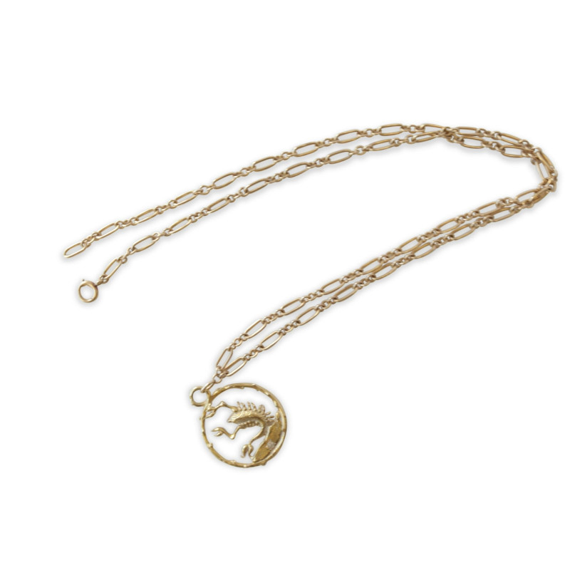 Merrin NY Gold Scorpio Zodiac Necklace
