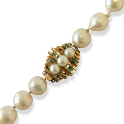 Image for Lot Baroque Pearl Necklace