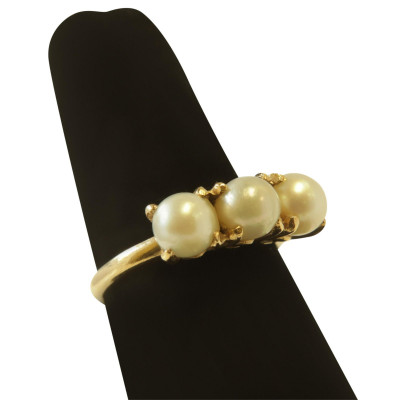 Image for Lot Pearl & 14k Ring