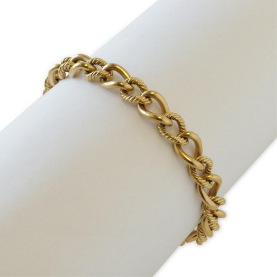 Cartier 18k Yellow Gold Chain Bracelet