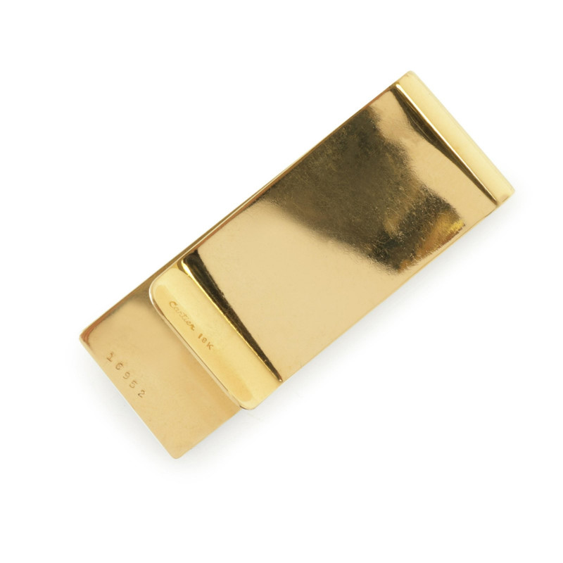 Cartier 18k Gold Money Clip - Capsule Auctions