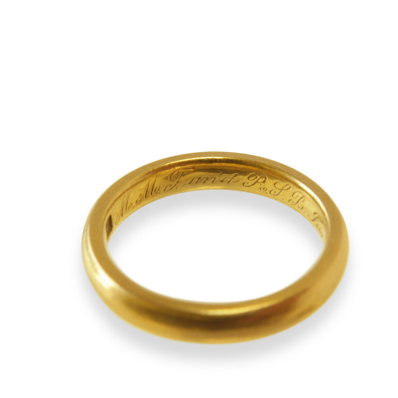 T. S. Starr 22k Gold Band