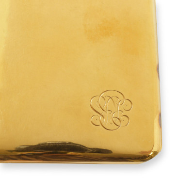 18k Yellow Gold Cigarette Case