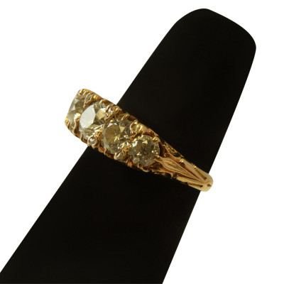 Victorian Style 1.15 tcw Diamond Ring