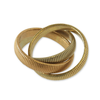 Image for Lot Udall & Ballou 14k Trinity Ring