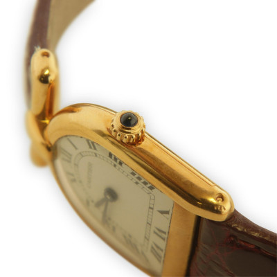 Cartier Cloche Calandre 18k Lady's Wristwatch
