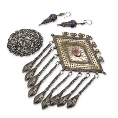 Group of African Silver Jewelry