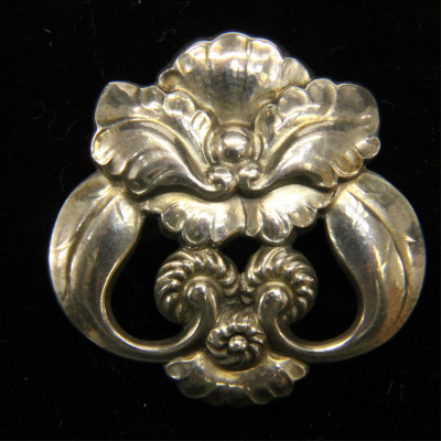 Image for Lot Georg Jensen Orchid Brooch, # 97