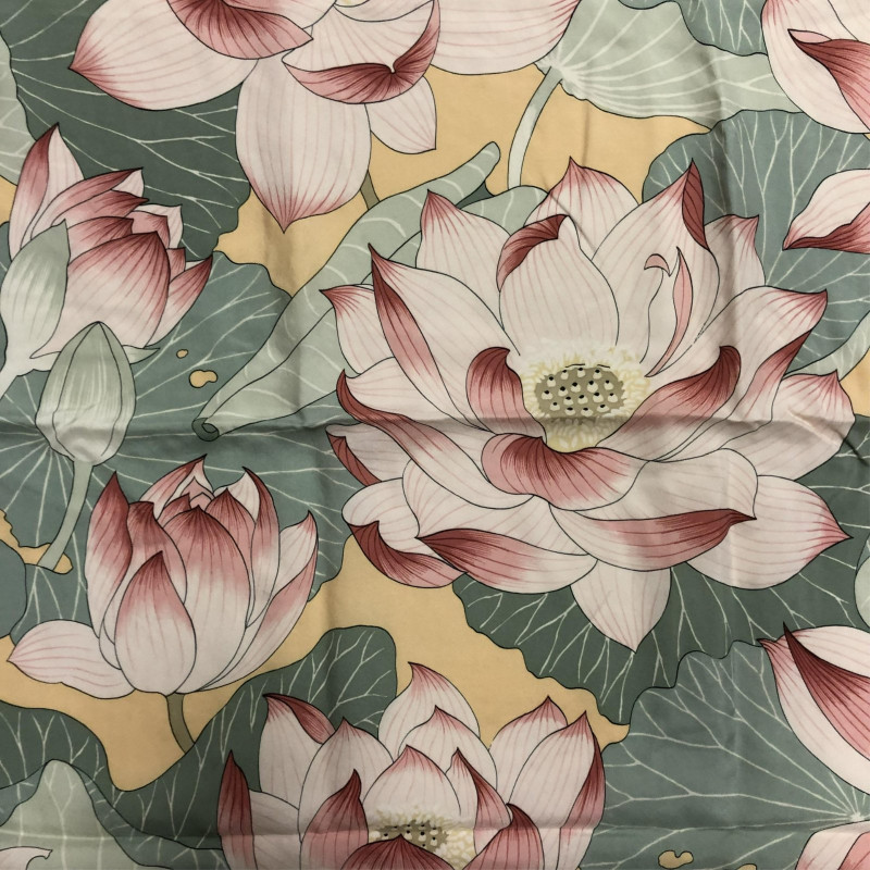 Hermes Silk Scarf - Fleurs De Lotus