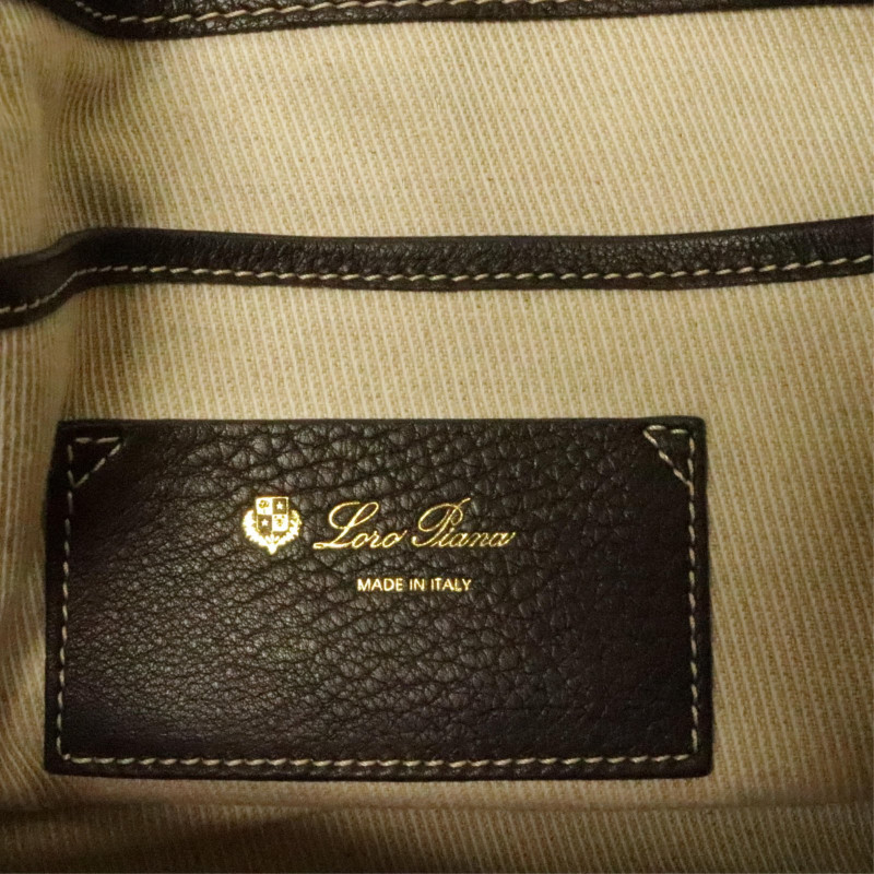 Loro Piana Leather Dandy Bag