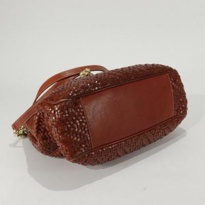 Barry Kieselstein-Cord Woven Leather Shoulder Bag