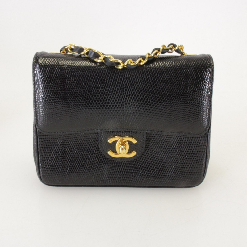 Vintage Chanel Lizard Flap Bag - Capsule Auctions