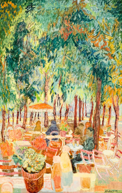 Image for Lot Lillian Mackendrick - Outdoor Cafe