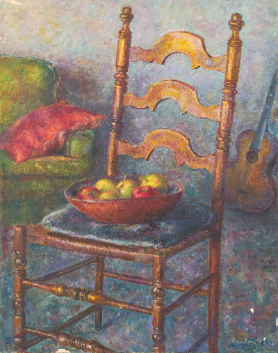 Image for Lot Clara Klinghoffer - Untitled (Still Life with a Chair)