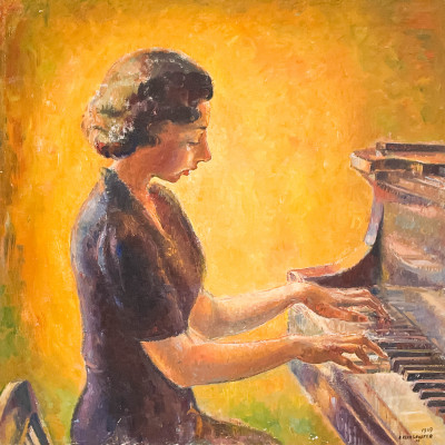 Image for Lot Clara Klinghoffer - Portrait of Pianist Grace Castagnetta