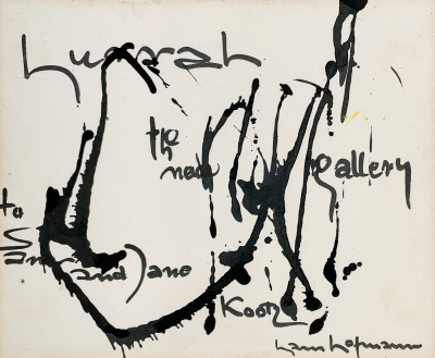 Image for Lot Hans Hofmann - Hurrah The New Gallery (To Sam and Jane Kootz)