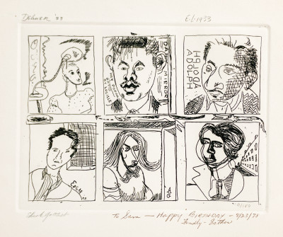 David Smith, Dorothy Dehner, Adolph Gottlieb, Edgar Levy, Lucille Corcos and Esther Gottlieb, 1933-1974