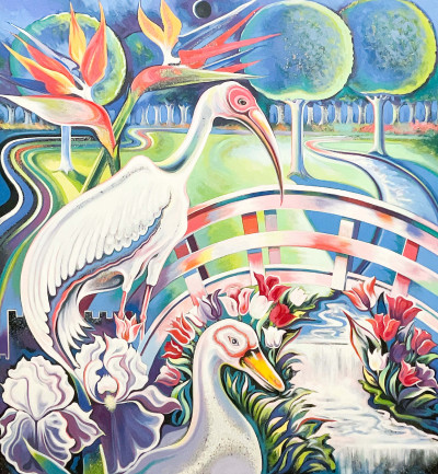Lowell Nesbitt - Birds of Paradise