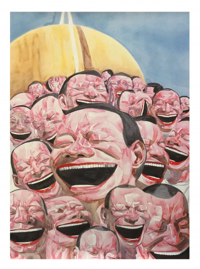 Image for Lot Yue Minjun - Untitled (Smile-ism No. 3)