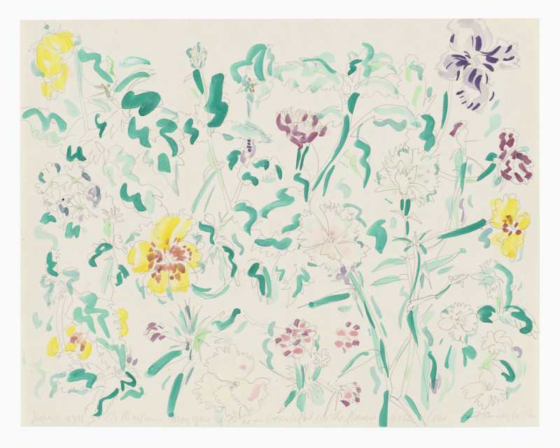 Hannah Wilke - Untitled (Flowers)