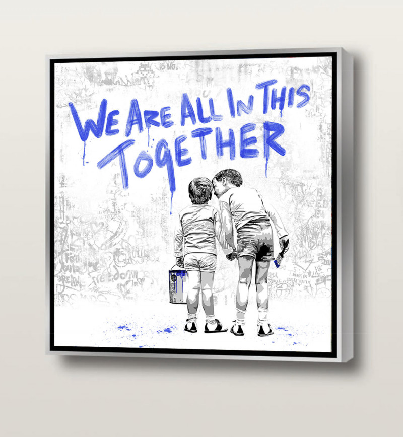 Mr Brainwash - We are all in this together- Blue