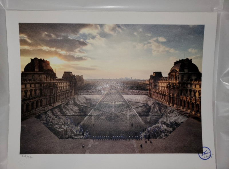 JR - R au Louvre, 29 Mars 2019, 18h08