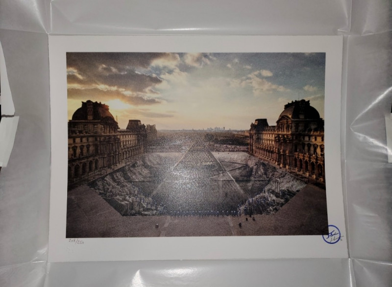 JR - R au Louvre, 29 Mars 2019, 18h08