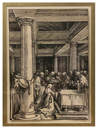 Image for Lot Albrecht Durer - Presentation of Christ in the Temple (from 'The Life Of The Virgin')
