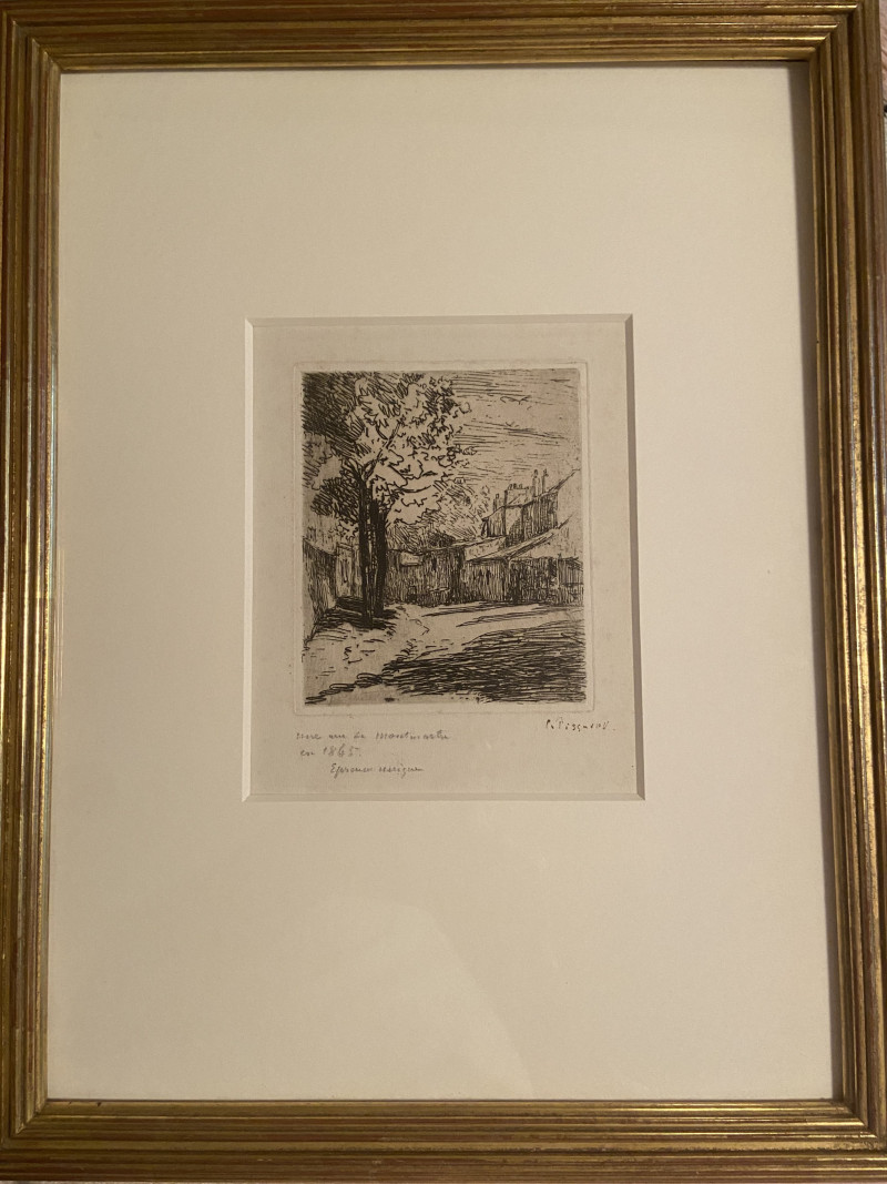 Camille Pissarro - Une Rue a Montmartre