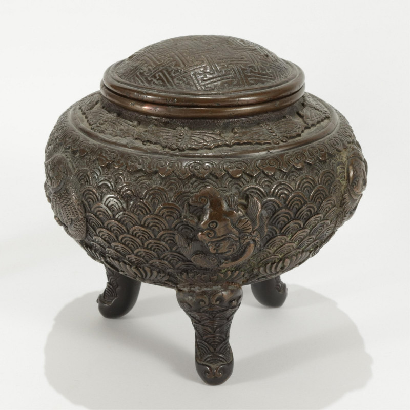 Group 20th c Chinese Bronze Vessels