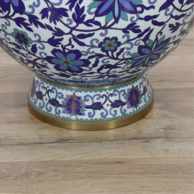 Large Chinese Cloisonne Vase