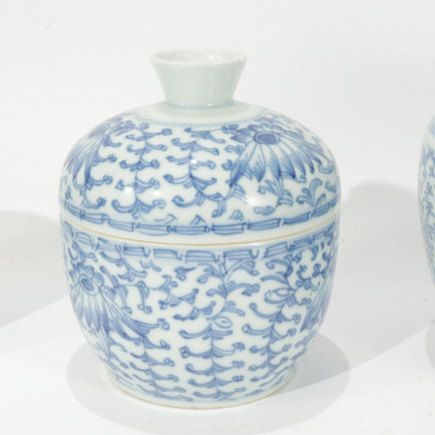 Collction Of Chinese Porcelain Covered Jars