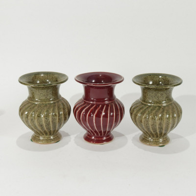 Collection Of Six 20th Century Ceramic Vases