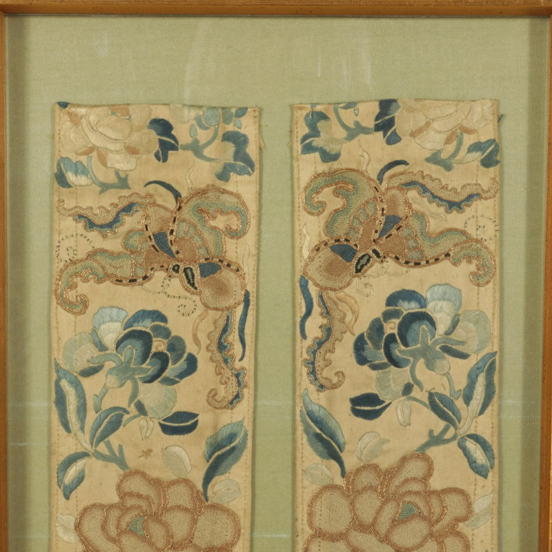 Chinese Embroidered Kesi Panels
